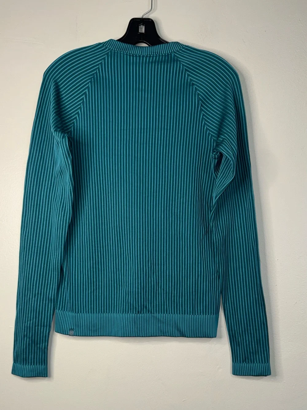 lululemon athletica Teal Ribbed Long Sleeve Pullover